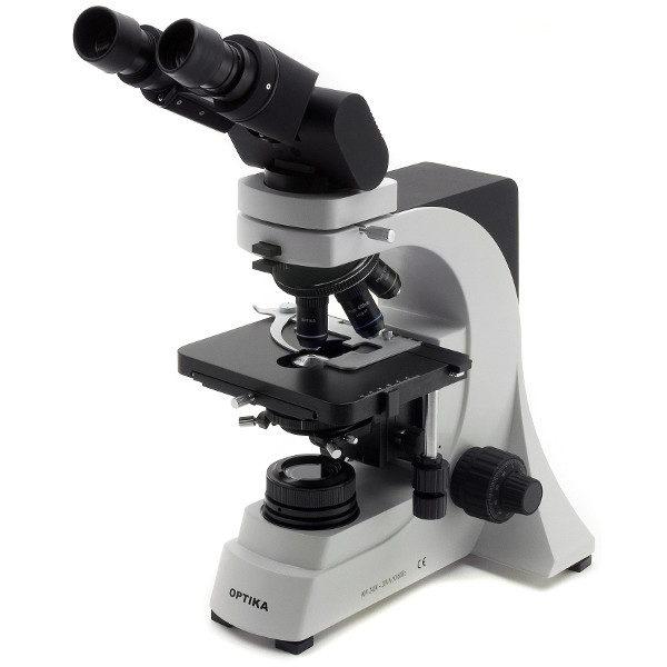 Optika Microscopio B-500 ERGO, binocular, cabezal ERGO, objetivos planos, LED