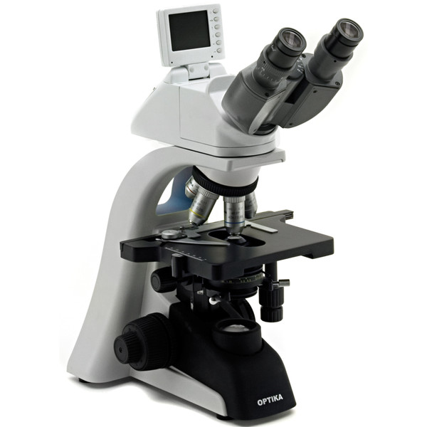 Optika Mikroskop DM-25PL, binokular, digital, 3 Mpixels, 2.5“ LCD  Bildschirm, Planoptik