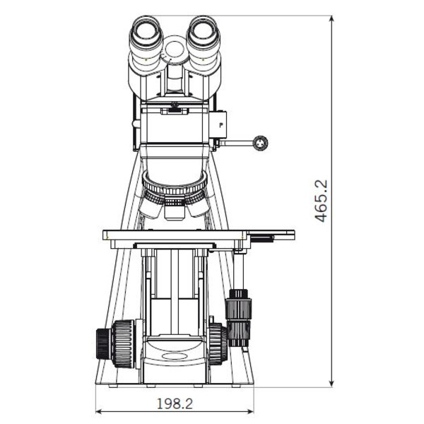 Motic Microscopio BA310 MET-T, trinocular, (3"x2")