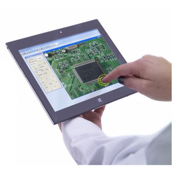 Optika Microscopio digitale B-290TB, N-PLAN, con PC tablet