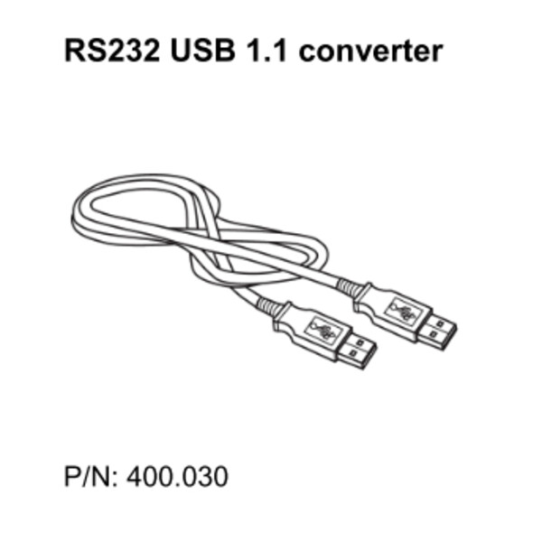 SCHOTT Cable adaptador RS232 USB 1.1