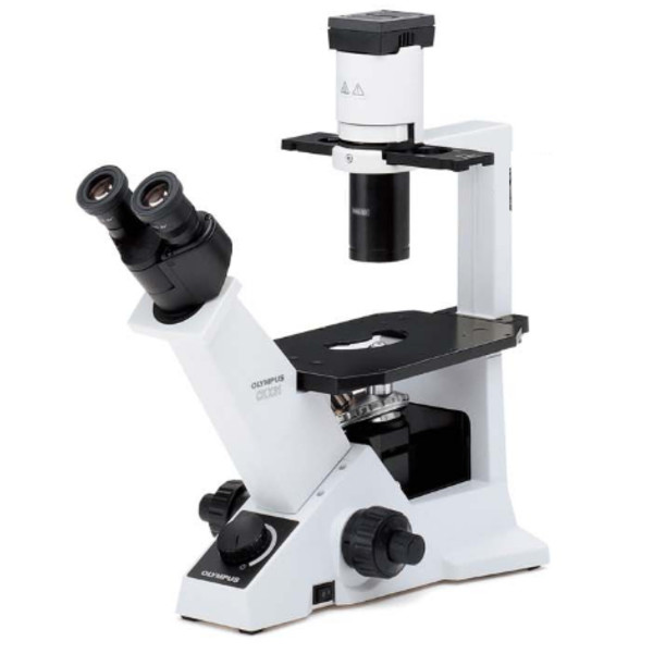 Evident Olympus Microscopio invertito CKX31 contrasto di fase, alogeno, binoculare, 40x, 100x, 200x, 400x