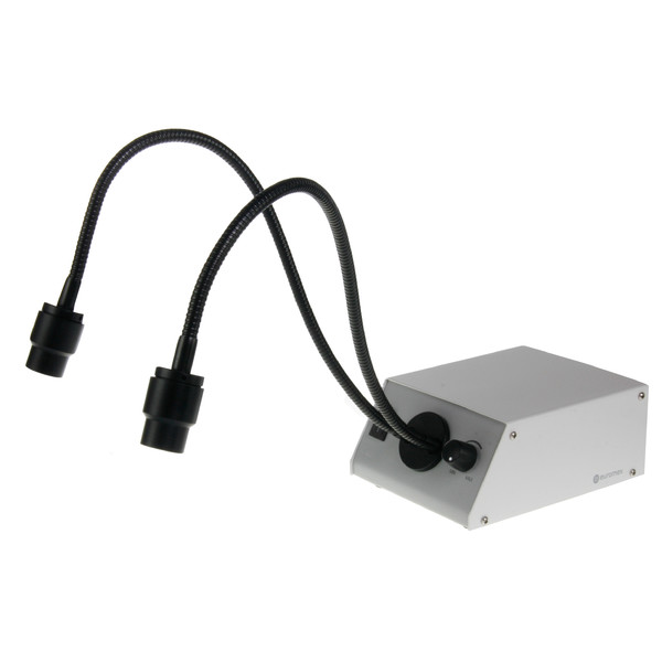 Euromex Kaltlichtquelle LE.5208, kompakt dual 2W, mit  Lichtleiter