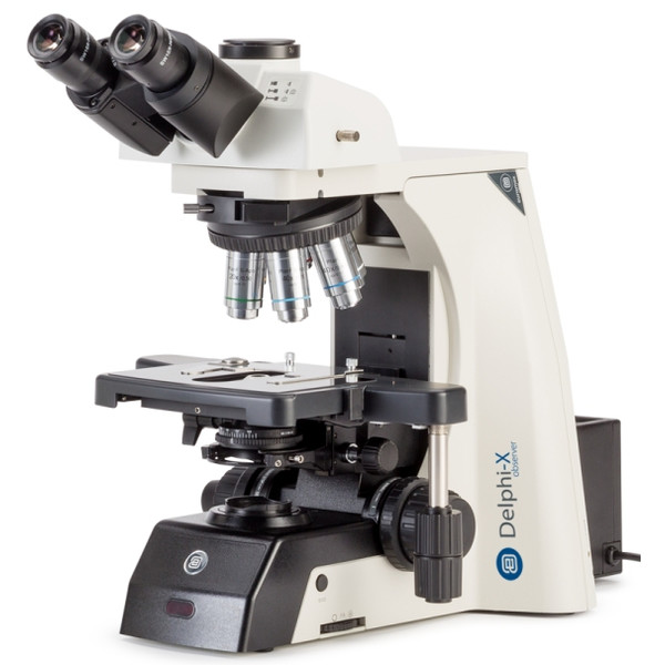 Euromex Microscope DX.1158-PLi, trino, infinity, 10x/25,  plan, 40x - 1000x,  LED, 3W