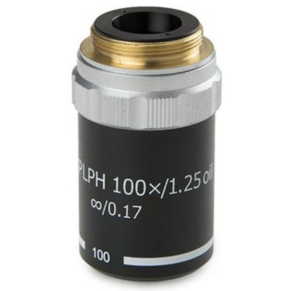 Euromex Objectief 100x/1,25 plan, fase, veer, DIN, BB.8900 (BioBlue.lab)