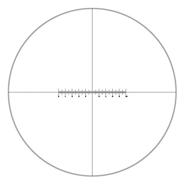 Motic Messokular Mikrometerokular WF10X/23mm, Proportions-Bestimmung