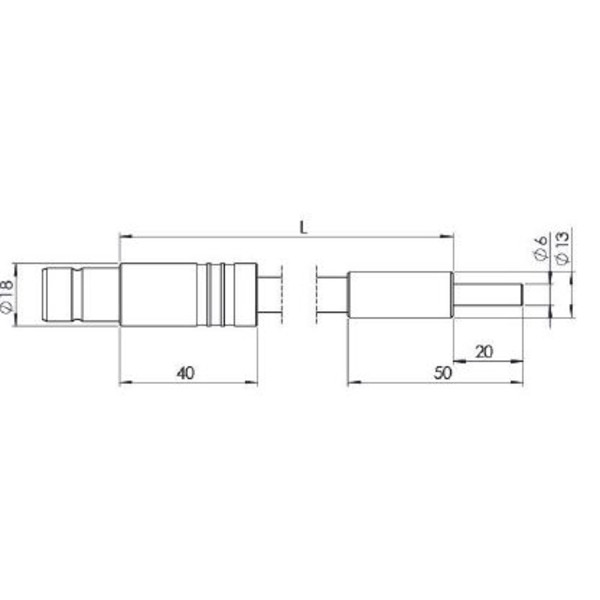 StarLight Opto-Electronics GLF1-1600-4.5, 1-armed, arm length 1600 mm, active diameter 4.5 mm