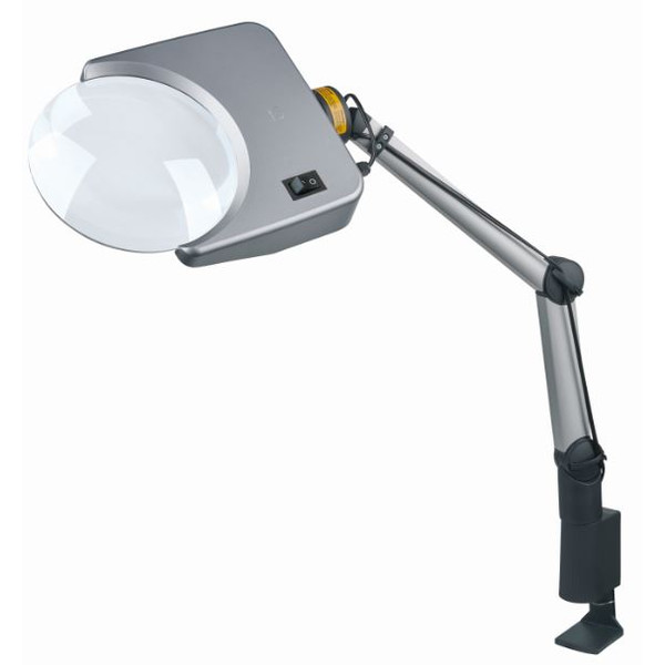 Schweizer Lente di ingrandimento Tech-Line LED Bifo 6500K, 1,75x/4X Ø202/40mm, bifocale, piano-convessa