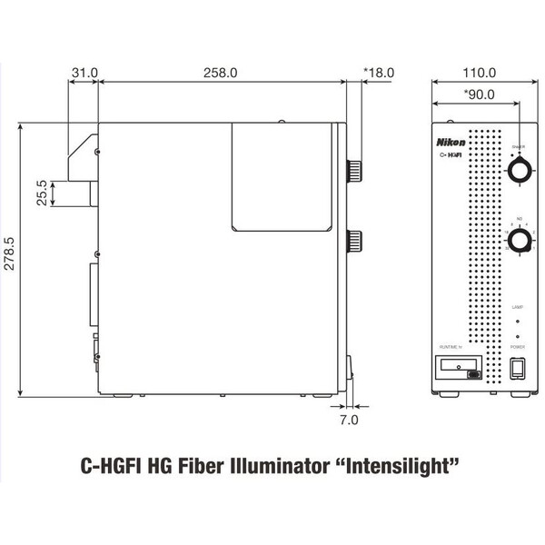 Nikon C-HGFIE Intensilight, motor.