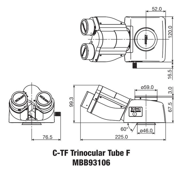 Nikon C-TF Tubo trinocular F