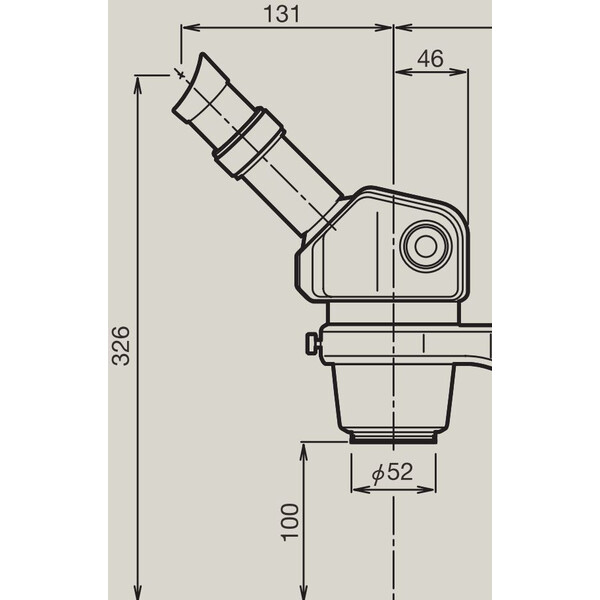 Nikon Stereo zoom microscope SMZ445, bino, 0.8x-3.5x, 45°, FN21, W.D.100mm, Incident and transmitted light, LED