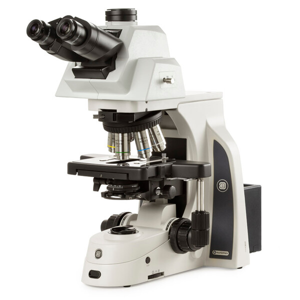 Euromex Microscopio Delphi-X, DX.2158-APLi, trino, 40x - 1000x, Plano apocromático, con cabezal ergonómico e iluminación Halogen de 100 W