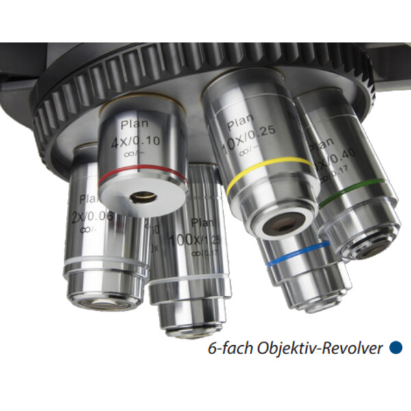 Euromex Microscopio Delphi-X, DX.2158-APLi, trino, 40x - 1000x, Plano apocromático, con cabezal ergonómico e iluminación Halogen de 100 W