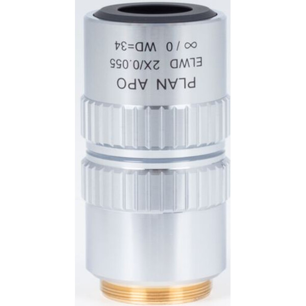 Motic Plan apochromatic objective ELWD 2X/0.055 (wd:34mm)