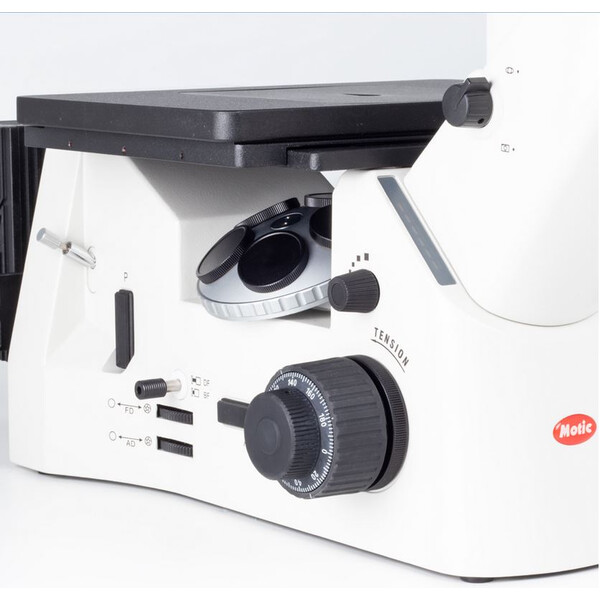 Microscope inversé Motic AE2000 MET trino, infinity, Hal. 100W, (ohne Objektive)