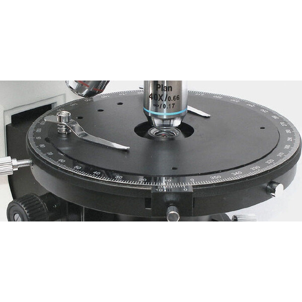 Kern Microscope OPO 185, POL, trino, Inf plan, 40x-600x, epi-/transmission, HAL, 100W