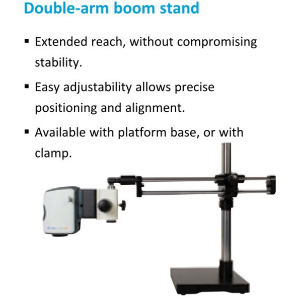 Vision Engineering Microscopio EVO Cam II, ECO2513, double arm boom, LED light, 5 Diopt W.D.197mm, HDMI, USB3, 24" Full HD