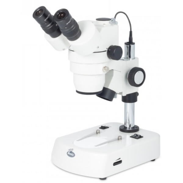 Motic Stereo zoom microscope SMZ-143 N2LED, trino, LED, 10-40x, 4:1
