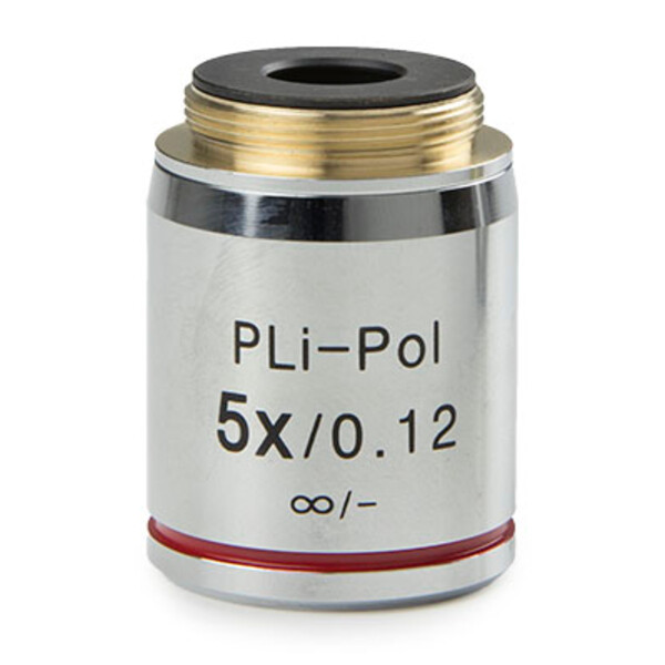 Euromex objectief IS.7905-T, 5x/0.12, PLPOLi, plan, oneindig, spanningsvrij (iScope)