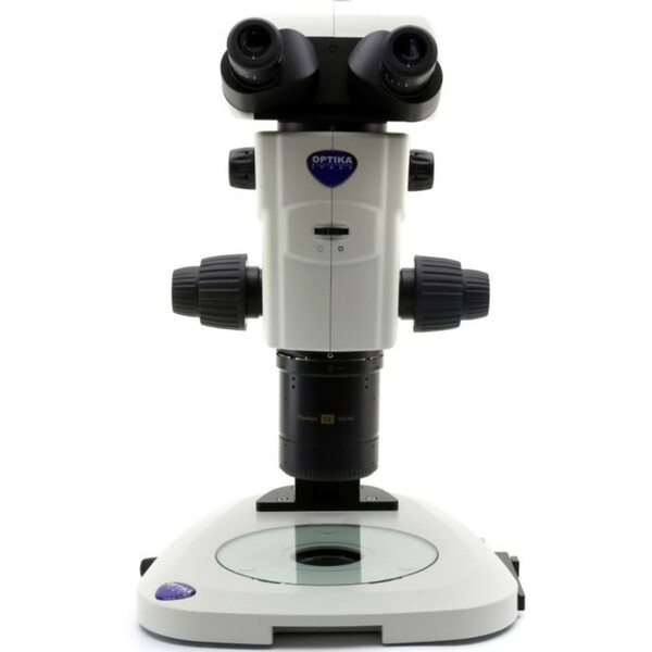 Optika Microscopio stereo zoom SZR-180, trino, CMO, w.d. 60 mm, 10x/23, 7,5x-135x, LED, click stop