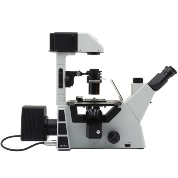 Optika Microscopio invertido IM-3METLD, trino, invers, 10x22mm, LED 18W,