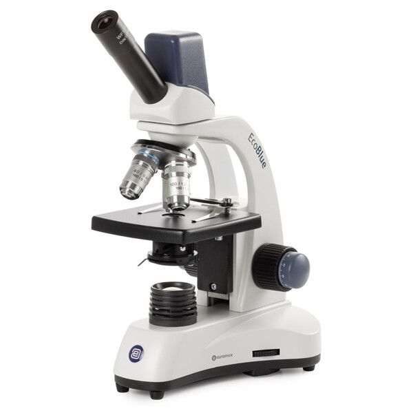 Euromex Microscopio EcoBlue EC.1105, mono, digitale, 5MP, achro. 40x, 100x, 400x 1000x, LED