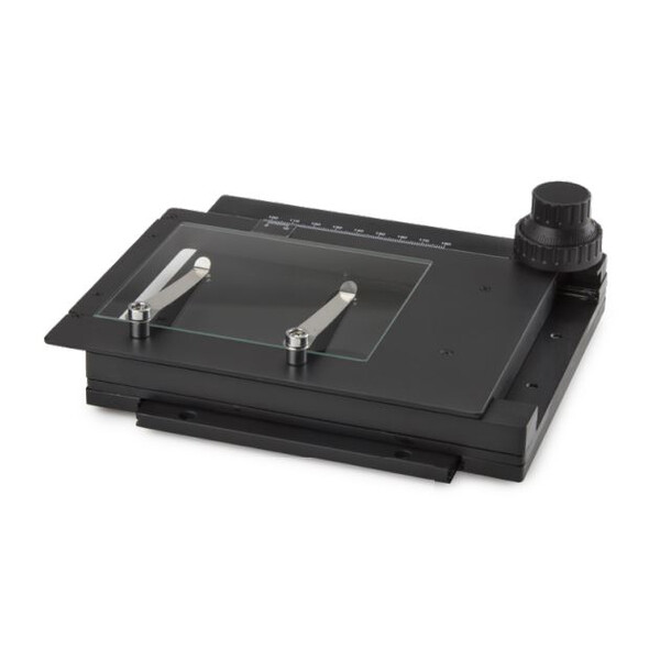 Euromex Platine à chariot croisé X/Y avec platine porte-objet et plaque de verre translucide pour NexiusZoom