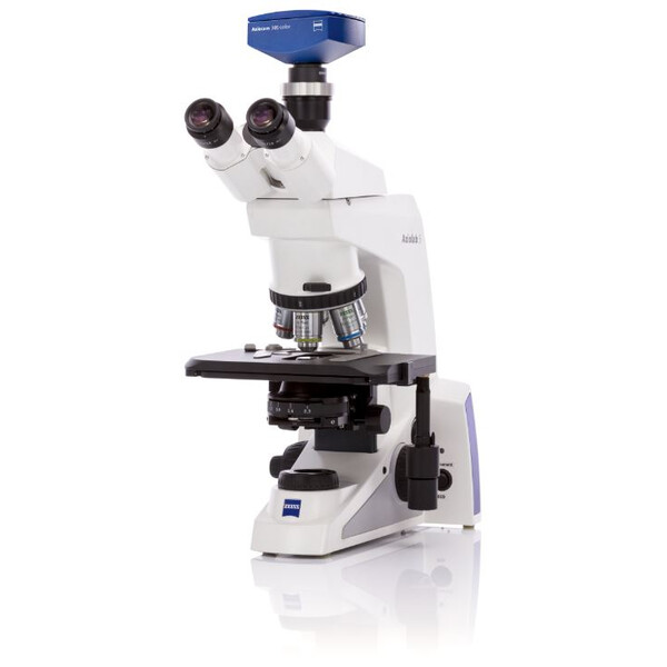 ZEISS Microscoop , Axiolab 5, trino, infinity, plan, 10x, 63x, 10x/22, Dl, LED, 10W, inkl Kameraadapter, Axiocam