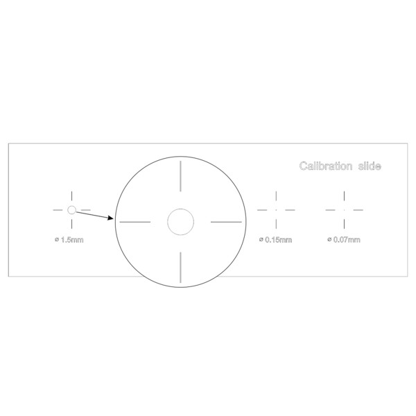 MAGUS Microscoopglaasje voor Calibratie CS5
