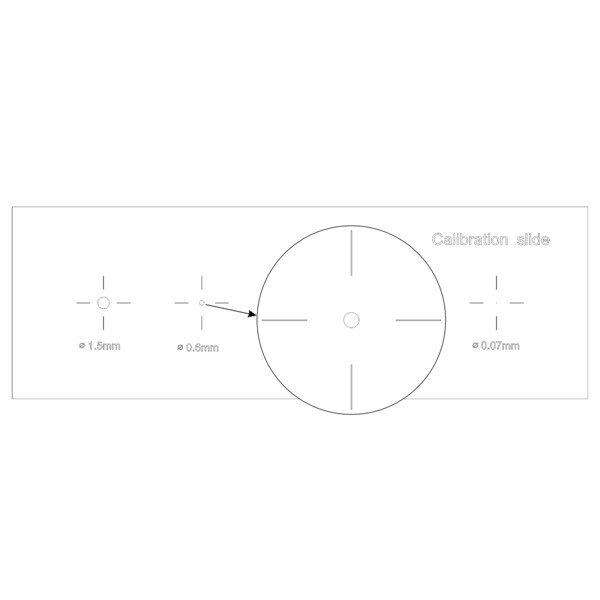 MAGUS Microscoopglaasje voor Calibratie CS5