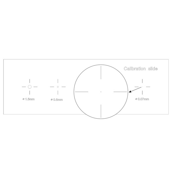 MAGUS Microscoopglaasje voor Calibratie CS5