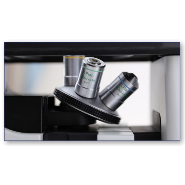 Optika Inverses Mikroskop IM-300, trino, PH, 100-400x, IOS LWD W-PLAN PH, N.A. 0.3, X-LED8
