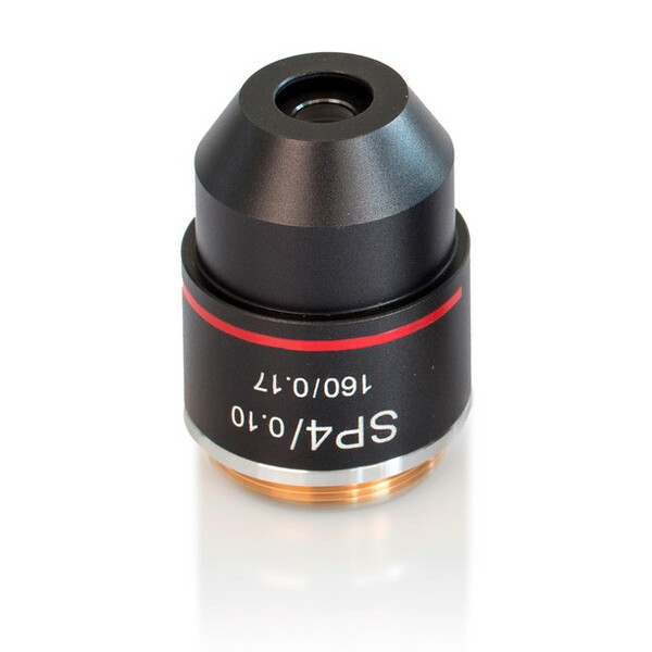 Kern Objectief, OBB-A1562, e-plan, achro, 4x/0.1, w.d. 14.5mm, anti-schimmel