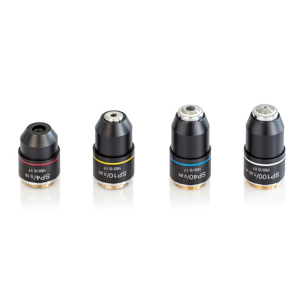 Kern Objective, OBB-A1565, e-plan, achromatic, 100x/1.25, oil, w.d. 0.07mm, spring-loaded, anti-fungus