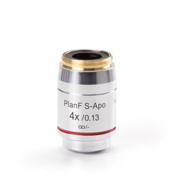 Euromex Objectief, AX.7304, Infinity EIS 60 mm, Semi-Apo Pli-Apo Fluarex 4x/0.15, M25, 0.17 mm
