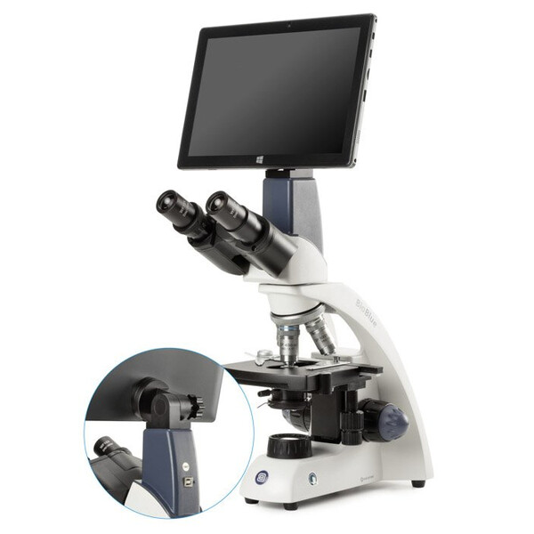 Euromex Microscopio BioBlue,  BB.4260-T,  bino, Tablet SMP, 4/10/S40/S100x, mechanical stage, 1 W NeoLED™