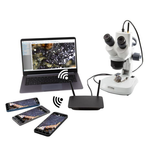 Optika Microscope , SFX DigitalDigital WI-FI, 10x 20x 40x, LED, reflected and transmitted light