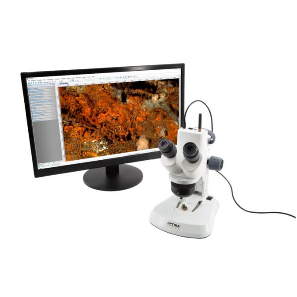 Optika Microscope , SFX DigitalDigital WI-FI, 10x 20x 40x, LED, reflected and transmitted light