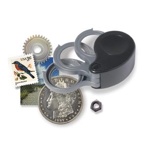 Lente D'Ingrandimento Clip Per Occhiali Regolabile, 3 Ingrandimenti (1,5x, 2,5x, 3,5x), Lenti In Acrilico Anti Graffio, Pieghevole, Per Lavori Di Precisione E Hobby.