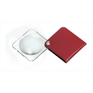 Eschenbach Lente d'ingrandimento retraibile classic 50mm rosso carminio