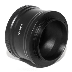 TS Optics Adattore fotocamera con anello T2 per Sony Alpha Nex 3 / attacco E