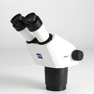 ZEISS Stereokopf Stemi 305; bino; clickstop; Greenough; w.d.110mm; 10x/23; Zoom 5:1; 0,8x-4,0x; LED; ESD