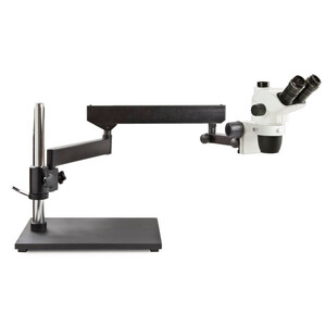 Euromex Zoom-Stereomikroskop NZ.1703-A, NexiusZoom EVO, 6.5x to 55x, articulated stand, w.o. illumination, trino