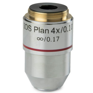 Euromex BB.7204 4X/0.10 plan, infinity microscope objective (for BioBlue.lab)