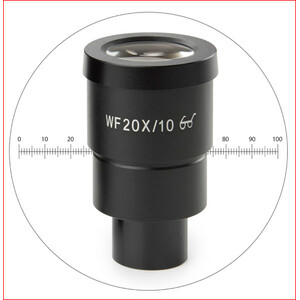 Euromex HWF 20x/10 mm eyepiece with micrometer, SB.6020-M (StereoBlue)