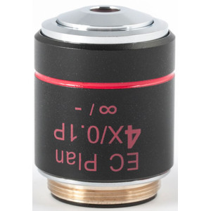 Motic Objetivo EC PL P, CCIS, plan, achro, (spannungsfrei), 4x/0.10, w.d.15.9mm (BA-310 POL)