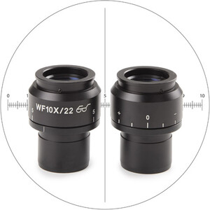 Euromex Ocular de medición NZ.6210-CM, 10x/22 mm SWF, micrómetro, retículo, (Nexius EVO)