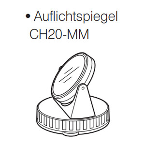 Evident Olympus CH20-MM vlakke concave spiegel f.CH20