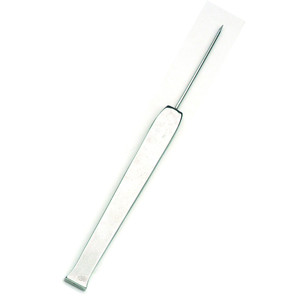 Windaus Preparing needle, straight, pointedly, 160mm high-grade steel grasp