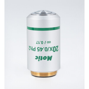Motic Obiettivo Obiettivi 20X / 0.45, wd 0.8mm, CCIS, UC plan, pos.phase Ph2, infinity